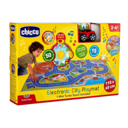 Chicco Interaktywna Mata 110x60 cm Dźwięki +Autko